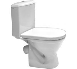 Унитаз-компакт Santek Алькор антивсплеск, косой выпуск, 2 режима, сиденье DP 1WH302140 441395 