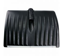 Снеговая лопата из морозостойкого пластика с оцинкованной планкой ON 495х400 мм, 32 мм, черная 24-01-018 