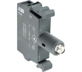 Патрон ABB MLBL-07R, со встроенным светодиодом, красный, 230В, AC 1SFA611621R1071 