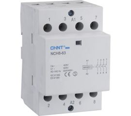 Модульный контактор CHINT NCH8-63/40 63A 4НО AC 220/230В 50Гц 256101 