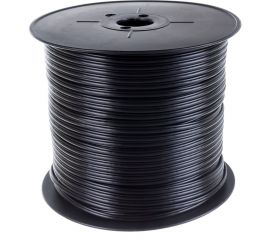 Кабель для аналогового видеонаблюдения ЭРА KK-0.5-PE ККСП-2x0,5 мм, бухта 200 м, чёрный, Б0052741 