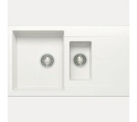 Кухонная мойка Polygran BRIG-870 (№36 Белый Хлопок) 627390 