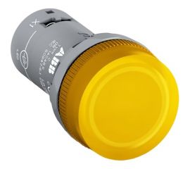 Лампа ABB CL2-520Y желтая со встроенным светодиодом 220В DC 1SFA619403R5203 