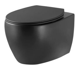 Подвесной унитаз CREO AVIGNON черный матовый COMBO-AV1100MB/AV1001TMB 