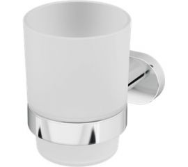 Стеклянный стакан с настенным держателем, хром AM.PM A7434300 