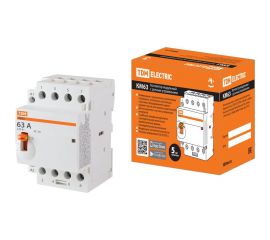 Модульный контактор TDM с ручным управлением КМ63/4-63 4НО 230В АС SQ0213-0107 