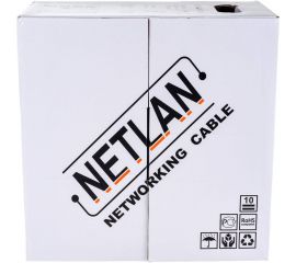 Кабель NETLAN U/UTP 2 пары, категория 5, внешний, PE до -40C, черный, 305м EC-UU002-5-PE-BK 