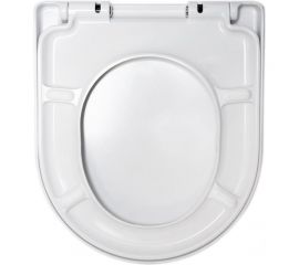 Сиденье дюропласт BERGES Geo SO крепление микролифт, быстросъемное, металл 015103 