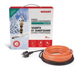 Комплект нагревательного саморегулирующегося кабеля REXANT пищевой 10HTM2-CT 51-0606 