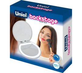 Карманное зеркало с подсветкой Uniel DIM/RECH WHITE ULK-F72 UL-00007898 