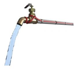 Комплект нагревательного саморегулирующегося кабеля REXANT пищевой 10HTM2-CT 51-0605 