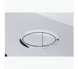 Кнопка смыва Logan OVAL двойная Chrome 00297675 