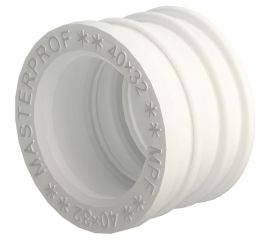 Сантехническая манжета для канализации MPF 40x32, белая, уплотнительная, переходная ИС.131685 