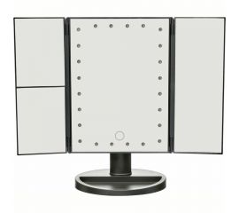 Настольное 3d зеркало с подсветкой и с увеличением BRADEX для макияжа, раскладное, 24 led лампы KZ 1267 