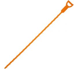 Трос для прочистки труб для раковины Рыжий кот, 50 см, пластмасса 103718 