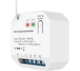 Умное реле GRITT Core 2.0 в подрозетник 2 линии 433 + WiFi 32102 