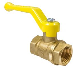 Шаровой кран для газа VALFEX 1/2"" ВР/ВР ручка-рычаг, латунный 11Б27фтМ VF.271.LR3.012.Bir 