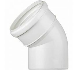 Отвод ООО МультиМирПласт 110/87.5 SN4 белый ОТВ Б 110/87.5 