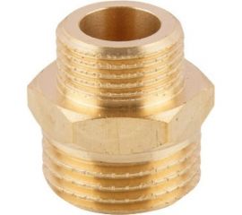 Латунный ниппель AV Engineering редукционный наружная-наружная 1/2x3/8 AVE303008 