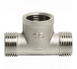 Тройник VRT 1/2, наружная/внутренняя/наружная, никель -1946-151515 503061 