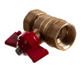 Шаровой кран для воды ОПТИМА 1/2" г/г бабочка SOFFB012 