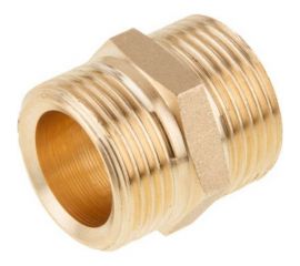 Латунный ниппель AV Engineering наружная-наружная под евроконус 3/4x3/4 AVE309001 