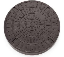 Люк (дно) Агросток полипропиленовый 1,5т (A15) универсальный 315, черный 35758 