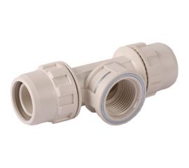 Тройник переходной (20х20 мм; 1/2"") для трубопровода Зубр 51502-20-1/2-20 