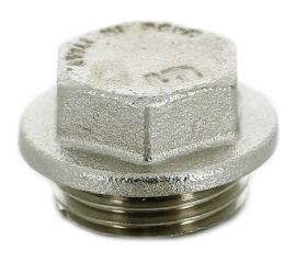 Заглушка H 1/2 никелированная Uni-Fitt 608N2000 