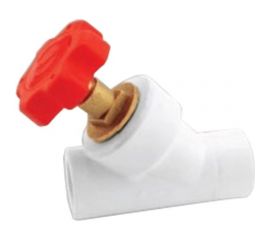 Запорный клапан VALFEX PP-R белый, 20х45° 10174020 127-0184 