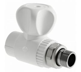 Шаровой кран для радиатора SLT AQUA PP-R 25х3/4 мм прямой SLTFA3252 