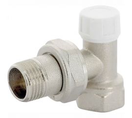Обратный угловой вентиль ВН 1/2 никелированный с разъёмным соединением Uni-Fitt 175N2000 