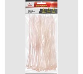 Хомут-стяжка SKYBEAR нейлон-66, белый, 7,2x200 мм, 100 шт. 921720 