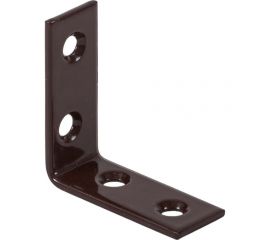 Уголок VORMANN 40х40х15х2 мм, оцинкованный, цвет: коричневый 00180 040 B 