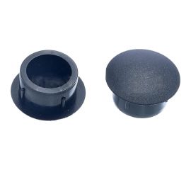 Мебельная заглушка Стройметиз черная, D14 мм, уп. 20 шт. 5040021 