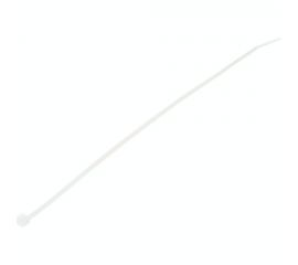 Нейлоновая неоткрывающаяся стяжка NIKOMAX 200х2,5мм, белая, уп-ка 100шт. NMC-CTN200-25-SL-WT-100 