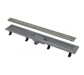 Душевой лоток Alca Plast горизонтальный выпуск, комбинированный затвор Дн40 550х60 нержавеющая решетка APZ18-550M 025-1426 