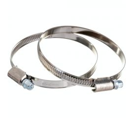 Обжимной хомут Госкреп 9 мм, из нерж. стали, 60-80 мм, 2 шт. 11-0013920 