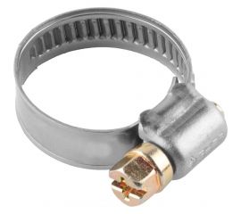 Хомуты Зубр ЭКСПЕРТ из нержавеющей стали с накатной лентой НЛ-9, 10-16мм, 200шт 37820-10-16-200 