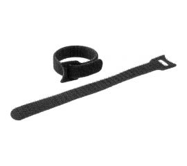 Кабельные стяжки-липучки Зубр черные ВЕЛЬКРО, 16 х 210 мм, 100 шт, нейлоновые, 30932-100 