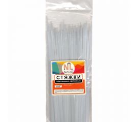 Хомут Netlink nylon 4x300 мм 100 шт белый 00000000207 