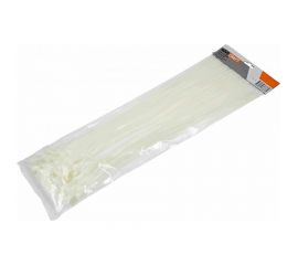 Нейлоновая хомут-стяжка NOVOCRAFT 8x400 мм, белая, уп. 100 шт. HCC084000100 