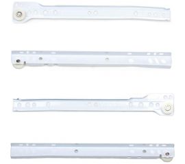 Роликовая направляющая Стройбат 400x1,1мм белый 2 шт 136810 