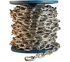 Сварная короткозвенная цепь Метизный двор 8 мм DIN 766, 20 м 4690441030528 