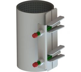 Ремонтный однозамковый хомут ВЗПА Ду 90, ОД 102-112, L=150 РА-00424 