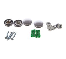 Зеркалодержатель ELEMENT D28мм пластик матовый хром 4 шт 264690 