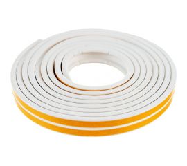 Самоклеящийся уплотнитель Sila P-профиль, 6 м, белый W6 SILAPW6 