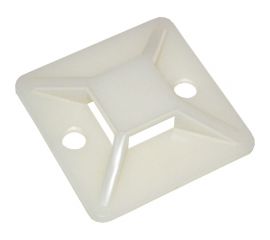 Самоклеящаяся площадка под хомуты IEK 30x30, 100 шт. UHP30-30-100 