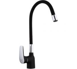 Смеситель для кухни FRAP F4453-04 высокий излив, черный 538182 