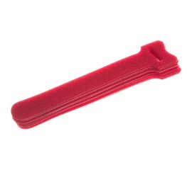 Хомут для кабеля Hyperline WASN-125-RD-10 липучка, 125x15 мм, красный, 10 штук 399643 